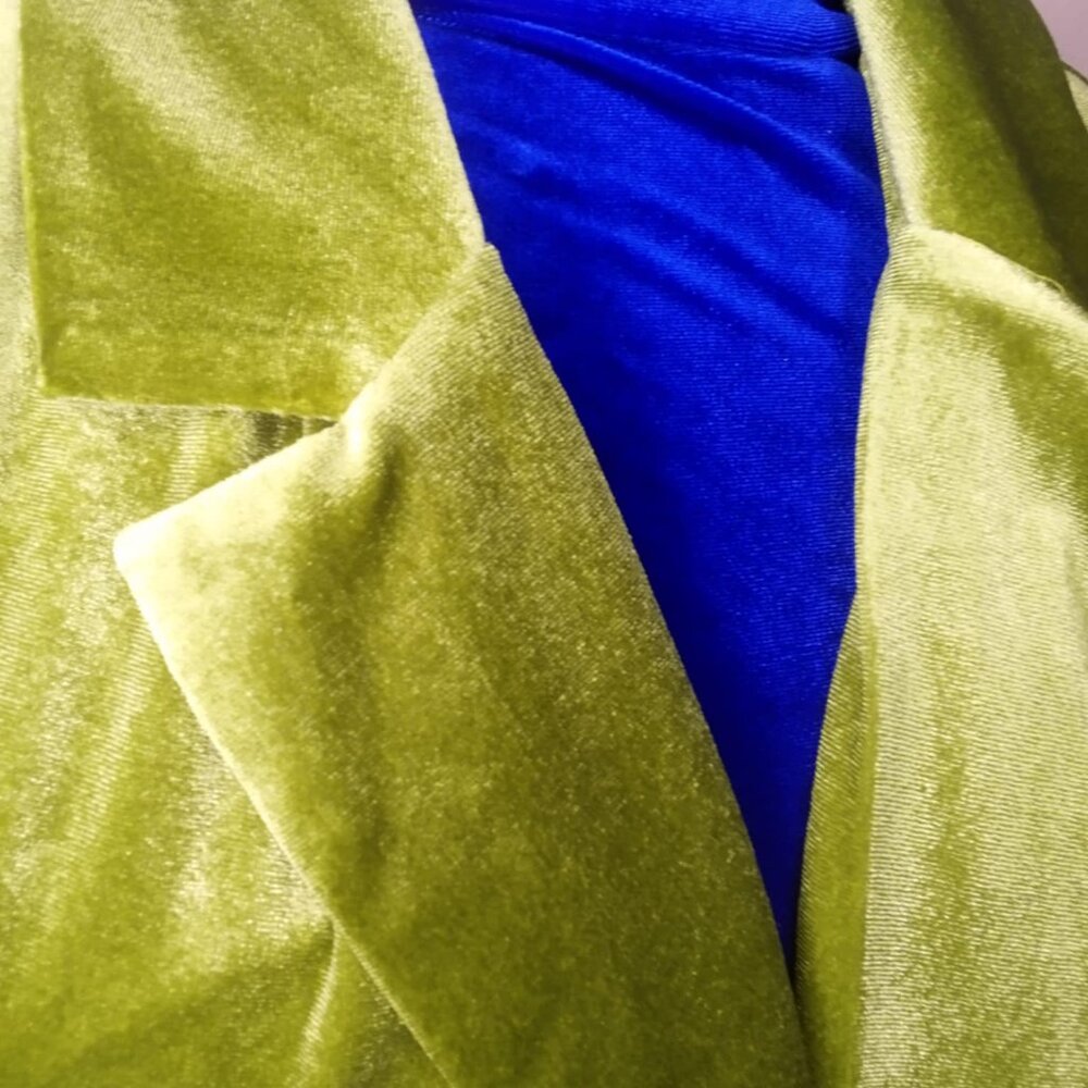 ROYAL BLUE SHEIN SWEATER DRESS - Picture 8 of 12